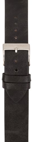 Watchpeople Armband 18mm Leder schwarz